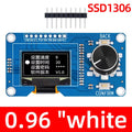 0.96/1.3 inch White Oled Display Screen Combined with EC11 Rotary Encoder Module IIC Interface for Arduinos