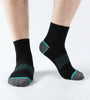5 Pairs High Quality Men's Socks Casual Breathable Sports Running Socks Men Cotton Socks Autumn Winter Ankle Socks For Men Comfy Anti Odor & Sweat Absorption