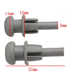 2pcs Grey Parcel Shelf Clips for Cord String for Citroen Saxo C2 C3 Xsara Picasso