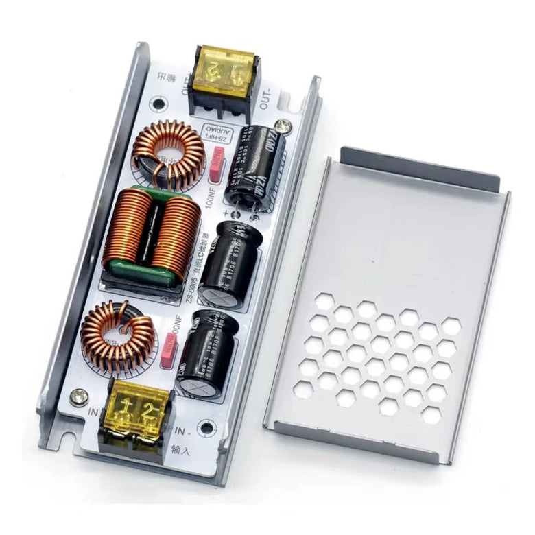 6A 12A DC LC Filter Low-pass EMI Filter Electromagnetic Interference EMC Automotive 12V 24V CAR Switching Power Ripple Filter Module Board