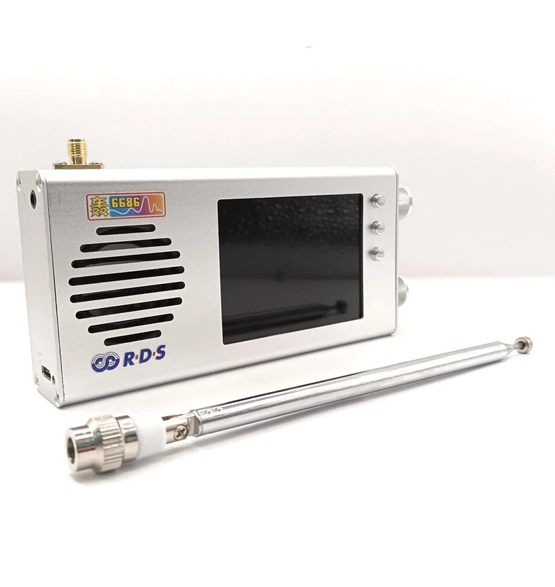 TEF6686 Radio V1.18 Firmware 32 Inch LCD Longwave Mediumwave Shortwave FM AM 7000mAh Battery Aluminum Alloy Shell Telescopic Antenna