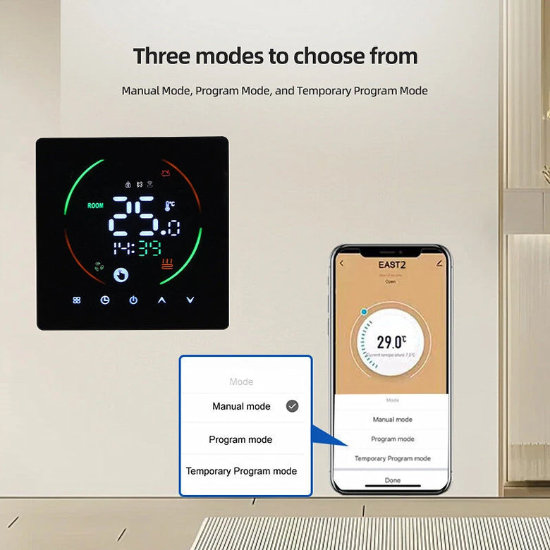 EAST2 3A/16A Tuya WiFi Smart Home Thermostat Warm Floor Thermoregulator for Electric Heating Temperature Controller Gas Boiler TRV