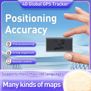 4G GPS Car Locator Mini Locator Vehicle Tracker GPS Tracker Elderly/Children Car Alarm Tracking Device Multi-Scenario Locator