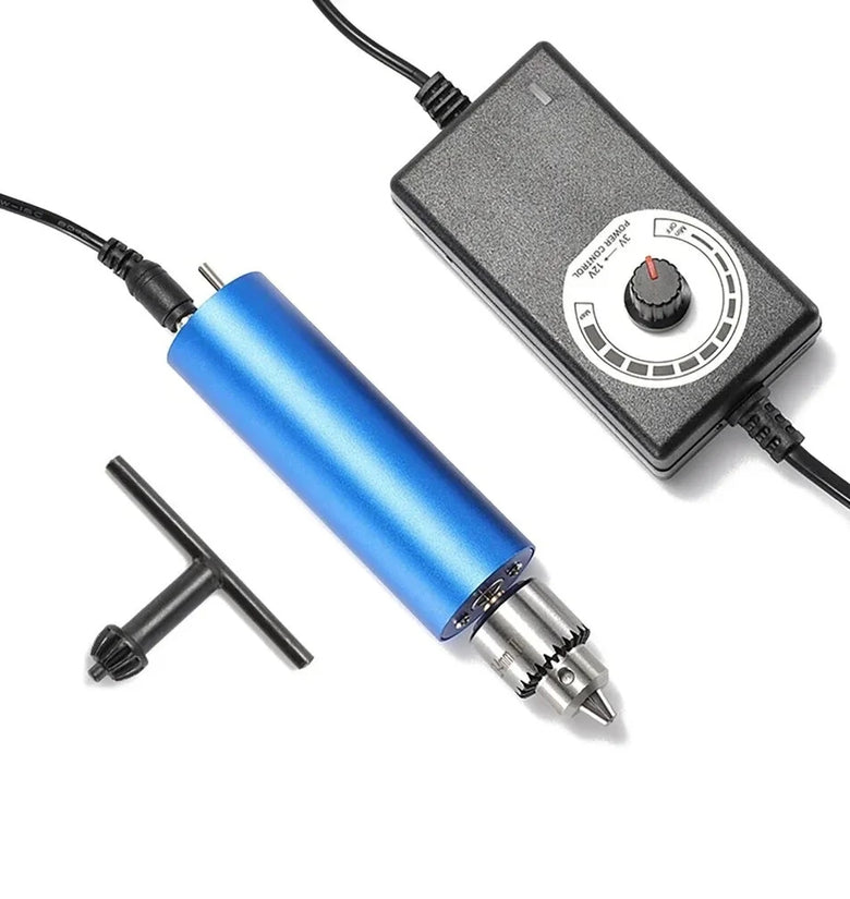Handheld Mini Electric Grinder 13000rpm Stepless Speed Adjustable Multifunctional Tool for Polishing Engraving Cutting Grinding Wood Metal Plastic Circuit Board