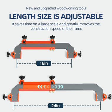 16-24in Aluminum Precision Cabinet Frame Spacer Positioning Tool For DIY Woodworking Frame Walls Floors Roofs Ladders