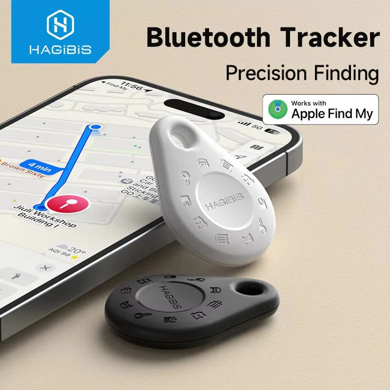 Hagibis bluetooth Tracker Keys Finder for iOS Find My Item Locator GPS Tracker for iOS Phone Keys Wallet Suitcase Luggage Bags