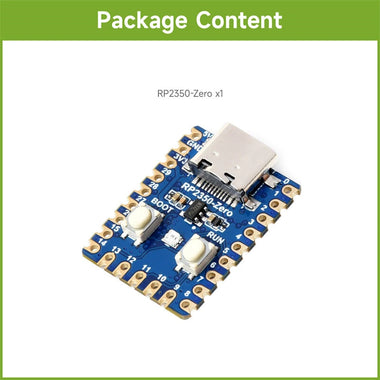 RP2350-Zero Raspberry Pi Dual-core Microcontroller Development Board High Performance Low Power IoT DIY Projects Compatible with Arduinos