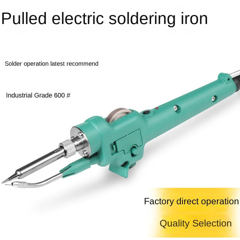 80W 120W Soldering Iron Kit Ceramic Heating Element Adjustable 500/550C Manual Solder Feed 110/220V EU US Plug Options