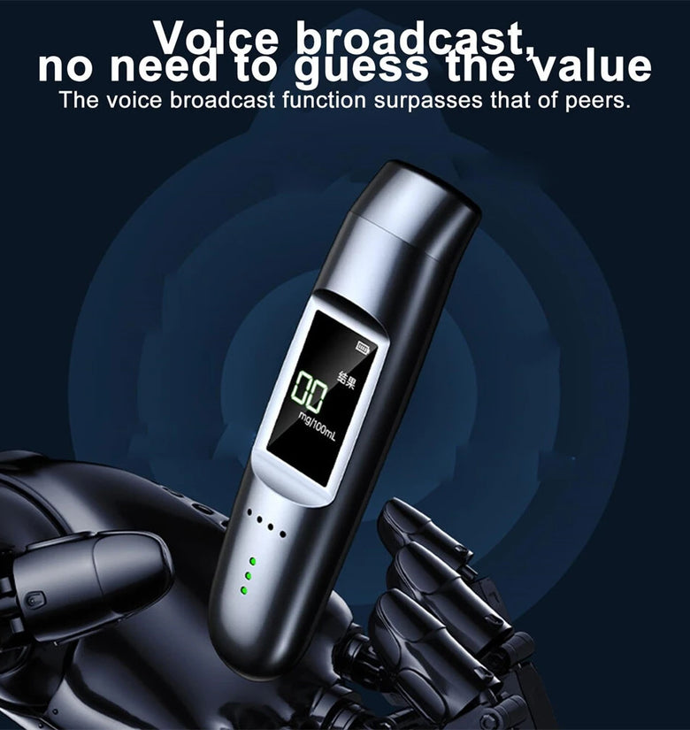 Portable High Precision Alcohol Breathalyzer for Accurate DUI Testing Innovative Driving Safety Gadget