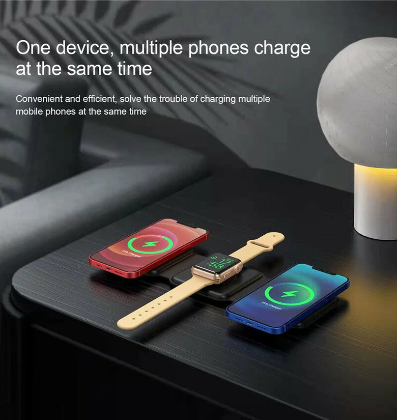 15W 10W 7.5W 5W Wireless Charger Fast Wireless Charging Pad for Qi-enabled Smart Phones for iPhone 15 15Plus 15 Pro 15Pro Max for Huawei Mate60pro for Samsung Galaxy S23 for Airpods for Smart Watch