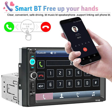 7 inch 1 Din Full Touch Screen Car MP5 Player Radio Stereo Audio Car Multimedia Video Player 7010B