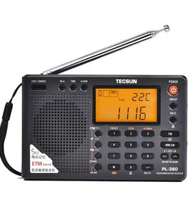 Tecsun PL-380 Radio DSP Professional Radio FM LW SW MW Digital Portable Full Band Stereo DSP Receiver Radio