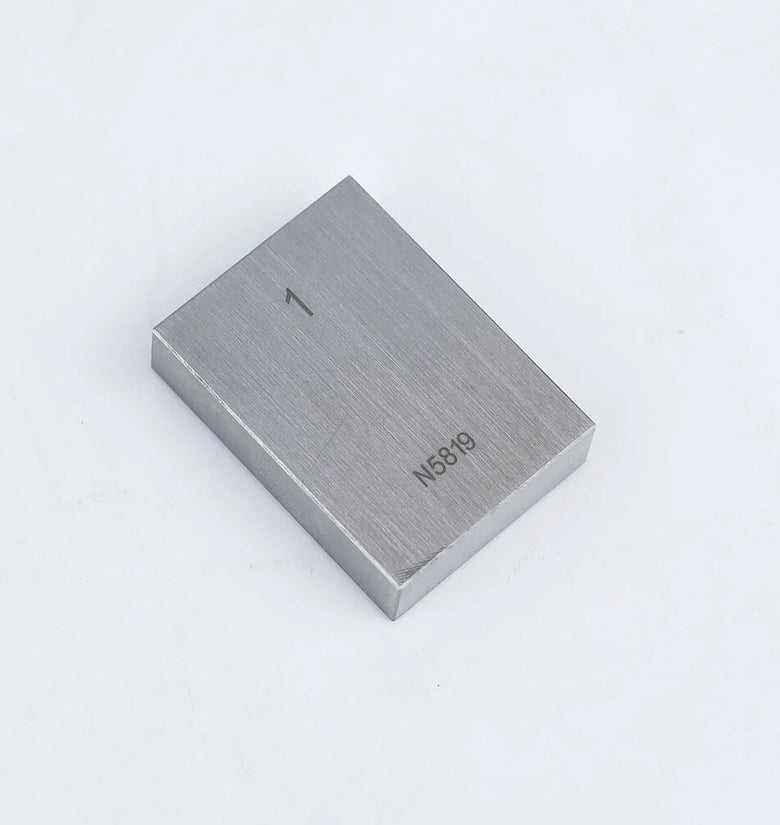 ETOPOO LK-1L Precision 1 Inch Steel Gauge Block Laser Engraved Calibration High Accuracy Machinist Tool Quality Control Measurement Professional Standard