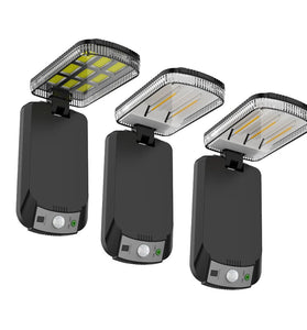 Elfeland Solar Powered Outdoor Wall Light Remote Control Waterproof 3 Lighting Modes Energy Saving Balcony Garden Decoration Light