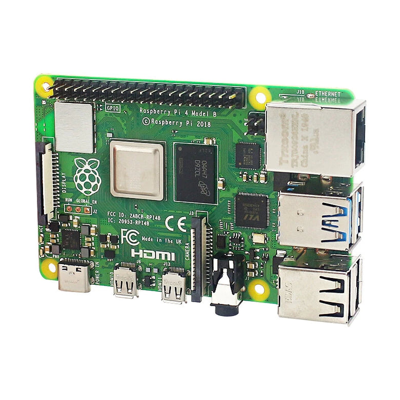 2GB Raspberry Pi 4 Model B RAM Cortex-A72 ARM v8 64-bit SoC 1.5GHz Gigabit Ethernet WiFi BLE 4K Video RPi 4B Pi4 Development Board