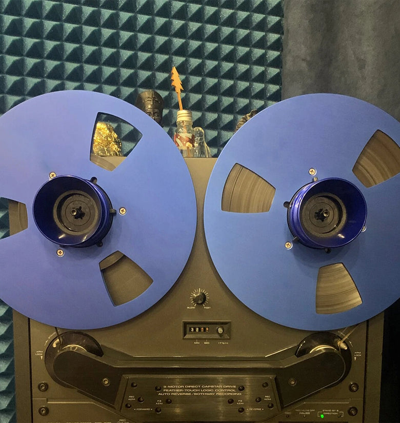 1 Pair 10 inch Blue Universal Opener with Base Aluminium NAB Hub Adapter for Studer ReVox