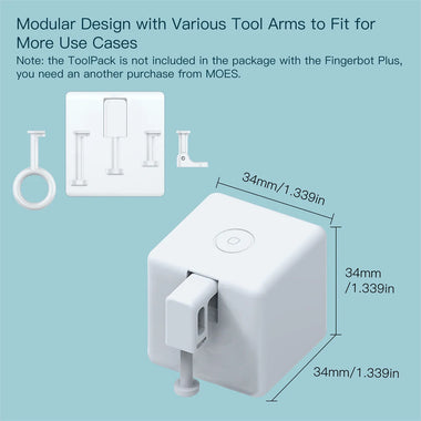 Tuya Finger Robot Switch Smart Home Bluetooth Mechanical Arms Bot Button Pusher Smart Life App Voice Control Alexa Google Home