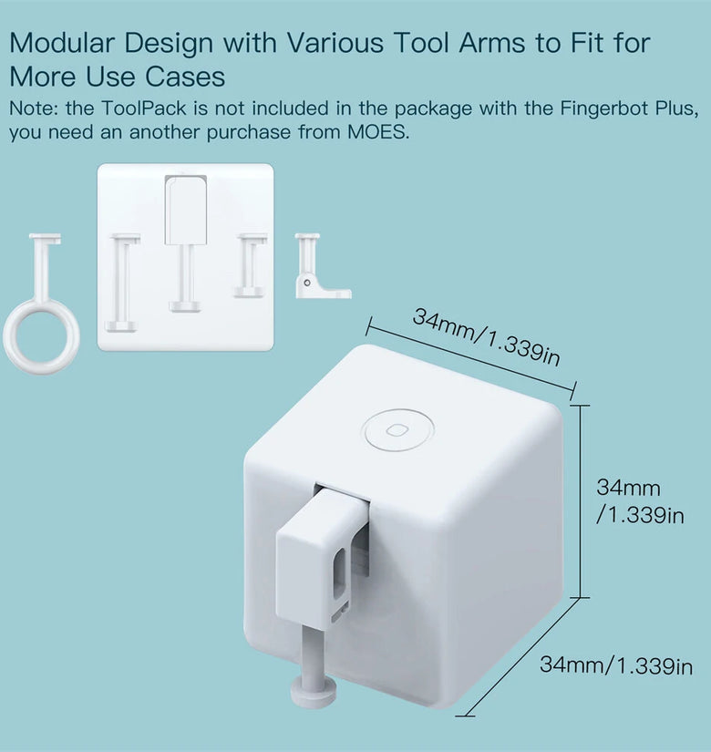Tuya Finger Robot Switch Smart Home Bluetooth Mechanical Arms Bot Button Pusher Smart Life App Voice Control Alexa Google Home