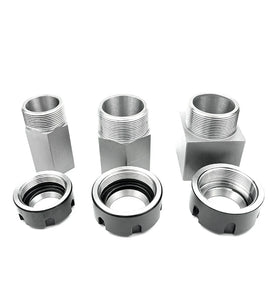 High quality Square ER25 ER32 ER40 Block Hard Steel Hex ER Collet Chuck Seat For CNC Lathe Engraving Cutting Machine Tool holder