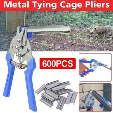 Type M Nail Pliers Hand Tools Set For Animal Cages Wire Fencing And Railing Repair Steel and Plastic Flexible Soft Grip Handle