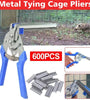 Type M Nail Pliers Hand Tools Set For Animal Cages Wire Fencing And Railing Repair Steel and Plastic Flexible Soft Grip Handle