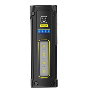 XPG COB LED Flashlight 2000mAh 7Gear Double Light Source Flashlight Mini Torch Magnet Emergency Power Bank Portable Outdoor Camping Light