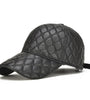 Collrown Genuine Sheepskin Leather Baseball Caps Men Fashion Solid Color Casual Peaked Cap Street Hat 55-61CM