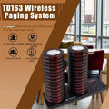 Retekess Restaurant Pager Wireless Calling System Vibrators Paging Device 20/30pcs Coaste Pager 500m Range IP33 Waterproof Keypad Touch 31 Prompt Modes