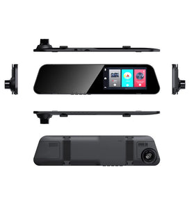 B15Y 4.5 Inch Touchscreen 1080P HD Front and Rear Dual Recording Rearview Mirror Driving Recorder Night Vision Rear Camera AI Chip Wide Angle Car DVR