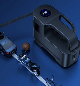 Suitu 120W Portable Multi-Function Smart Car Air Pump Electric Inflator Corded Car Inflatable Pump for Car Motorcycle Bike Ball