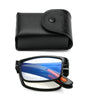 Classic Portable Folding Reading Glasses Ultralight Eyewear Anti-blue Light Presbyopia Glasses for Men Women Far Sight Glasses with Box Diopter +1.0 To +3.50