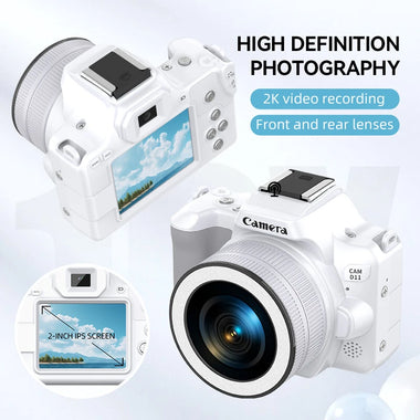D11 Mini Digital Camcorder 8MP Interpolation Photography 1080P Video Recording 16X Digital Zoom 12 LED Fill Lights 15 Filters Compact Design Vlogging Camera
