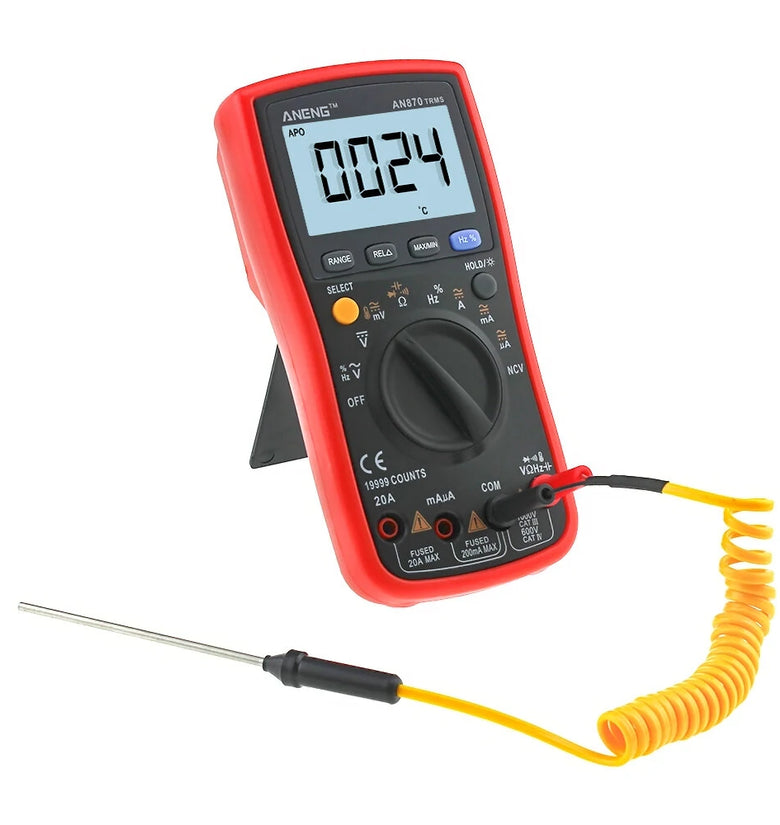 ANENG AN870 Auto Range Digital Precision Multimeter 19999 Counts True-RMS NCV Ohmmeter Tester