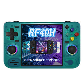 [128G] RF40H 30000+ Games Handheld Game Console 4-inch IPS Screen with RGB Joysticks RK3326 Open Source Linux System Retro Gaming Console 4000mAh WiFi Player Console