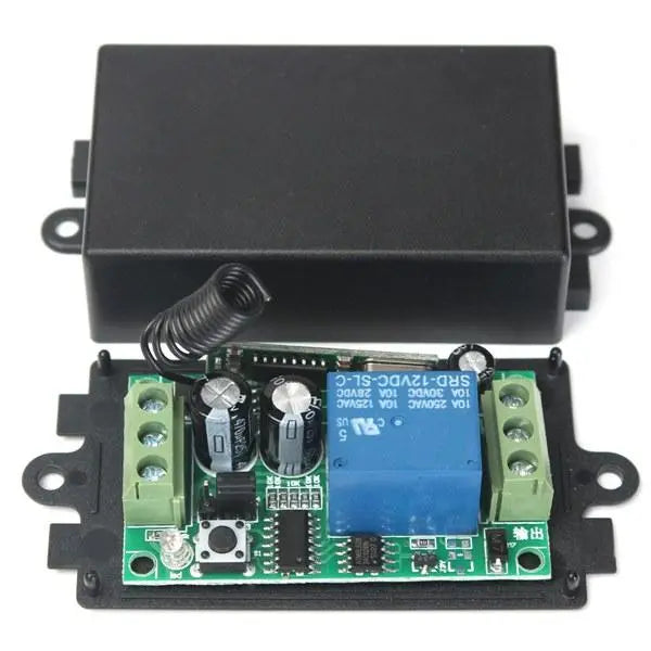 5Pcs Geekcreit DC 12V 10A Relay 1CH Channel Wireless RF Remote Control Switch Transmitter With Receiver