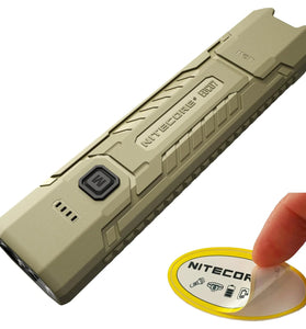 NITECORE EDC07 1500 Lumens 3 Color Temperatures EDC Flashlight USB-C Rechargeable IP67 Waterproof Compact Pocket Light Work Lights