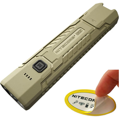 NITECORE EDC07 1500 Lumens 3 Color Temperatures EDC Flashlight USB-C Rechargeable IP67 Waterproof Compact Pocket Light Work Lights