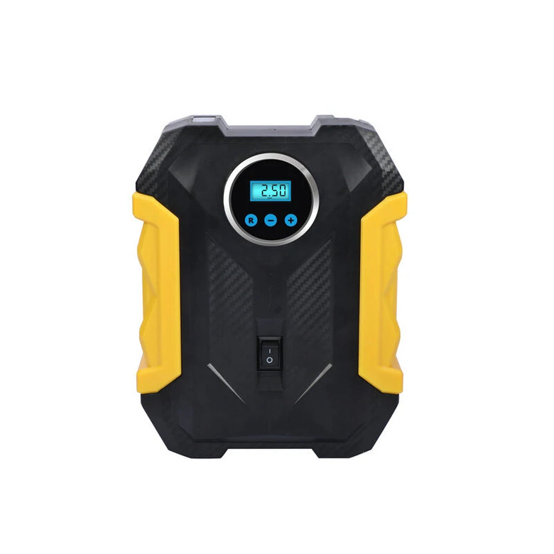 CARSUN 120W Portable Air Compressor Digital Tire Inflation Pump with LED Light Tire Pump Compressor For Car Motorcycle