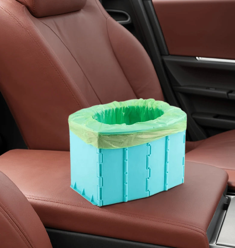 Foldable Portable Travel Potty Seat for Kids - ABS Baby Toilet Training Chair for Boys & Girls, Ideal for Emergency Use