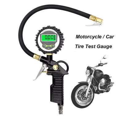 Digital LCD Display for Auto Car Bike Motorcycle Vehicle Tester Tire Air Pressure Inflator Gauge