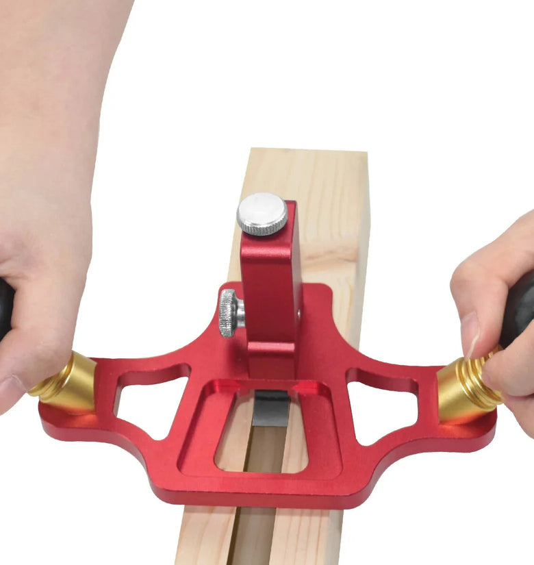 Professional Router Plane with Adjustment Knob Woodworking Handheld Bottom Cleaning Manual Slotting Edge Trimming Flat Planer
