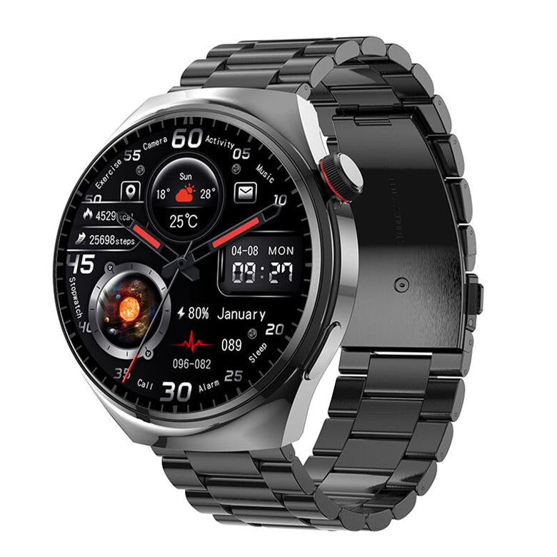 LEMFO LF38 1.6inch HD Screen GPS Compass Altitude Voice Assistant bluetooth Call Heart Rate Blood Pressure Blood Oxygen Monitor Sleep Monitoring Breathing Training Female Menstrual Cycle Multi-sport Modes Smart Watch