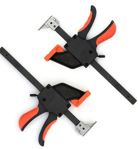 Quick Track Clamp for Bosch Woodworking Rail 160mm x 60mm Heavy Duty TPR Rubber Pads Ergonomic Handle