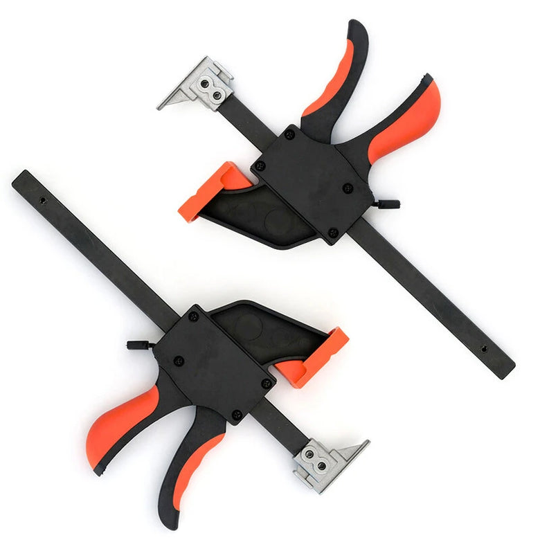 Quick Track Clamp for Bosch Woodworking Rail 160mm x 60mm Heavy Duty TPR Rubber Pads Ergonomic Handle