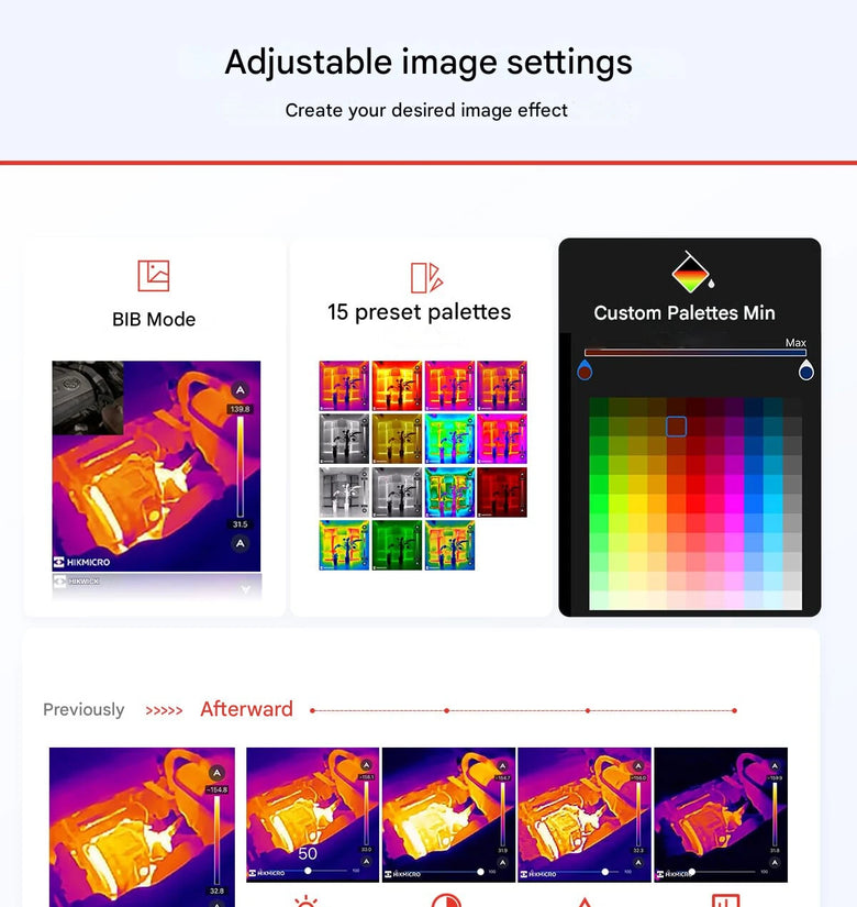 P09 Phone Thermal Imager for Android Apple -20C to 400C Portable Infrared Thermal Imager Camera 96x96 Resolution IP40