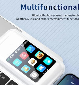 A98 Box bluetooth Earphone LED Screen Earbuds 2.8-inch Screen 8000mAh Battery Capacity Power Bank Flashlight Portable Multimedia Headphones