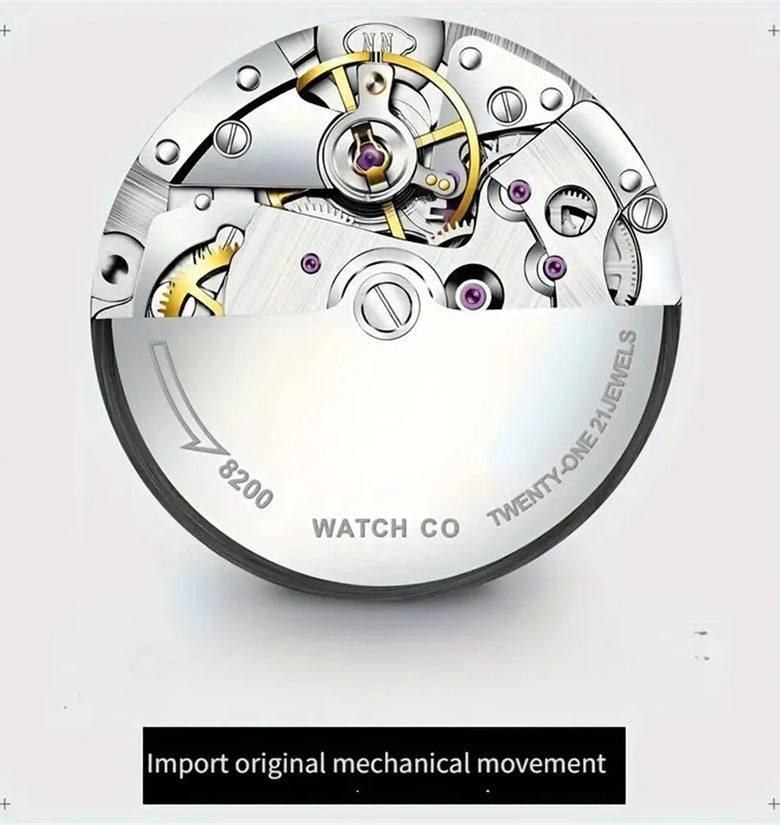 AIYISHI Men Business Watch Waterproof Automatic Quartz Watches Luminous Double Date Wristwatch