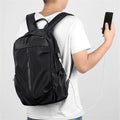 19'' Portable Waterproof Men's Backpack with USB Port Lightweight Large Capacity Outdoor Travel Bag Casual Student Backpack