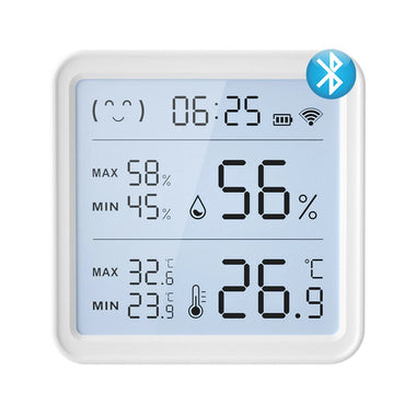 Xiaomi Smart Wireless Temperature Humidity Sensor with Advanced Bluetooth/WiFi Technology Adjustable Modes Low Power Consumption Ideal for Remote Home Monitoring and Smart Home Automation