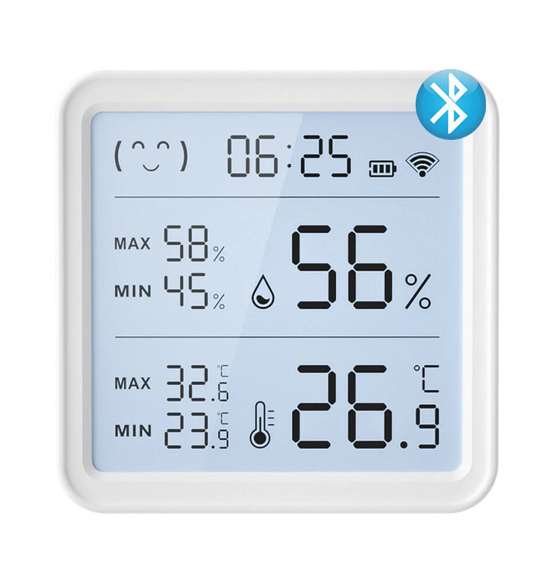 Xiaomi Smart Wireless Temperature Humidity Sensor with Advanced Bluetooth/WiFi Technology Adjustable Modes Low Power Consumption Ideal for Remote Home Monitoring and Smart Home Automation